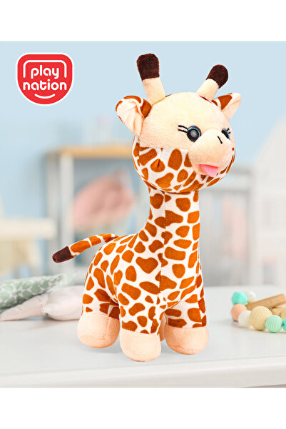 PlayNation Play Nation Giraffe Soft Toy Brown- 30 cm