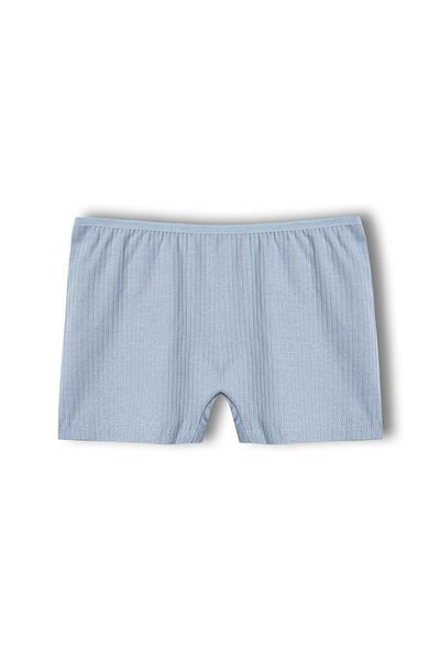 HNX Chiloți boxer damă din bumbac cu nervuri