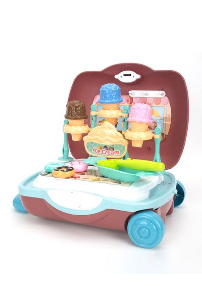 Fab N Funky مجموعة ألعاب Dessert Luggage 8035-1، لتطوير التنسيق بين اليد والعين، 27 قطعة، لعبة تظاهرية للأعمار من 3 سنوات فما فوق