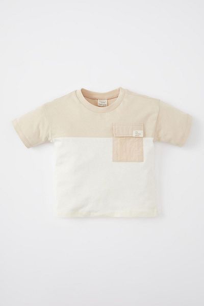 DeFacto Baby Boy Crew λαιμόκοψη κοντομάνικο μπλουζάκι B9261a524sm