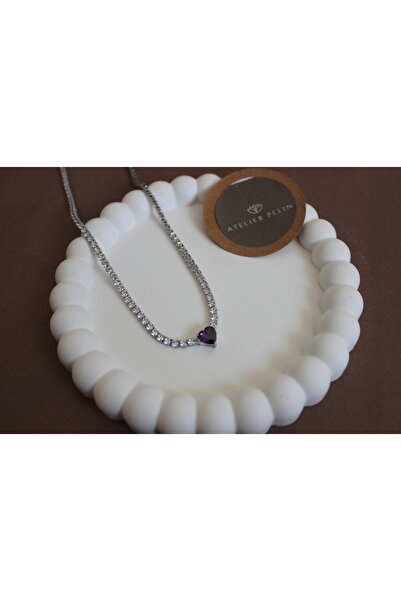 Atelier Pelin Kalp Uçlu Su Yolu Kolye