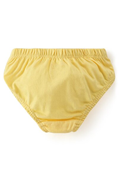 Babyhug 100% Cotton Panties Fruits Print Pack of 3 - Red White & Yellow