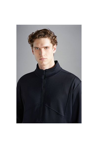 PAUL&SHARK Men's Zippered Stand Collar Casual Blue Tracksuit Set 14311502 -050