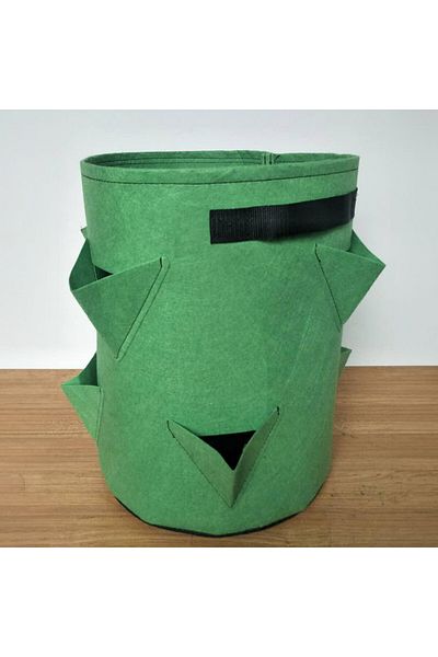Generic Planting potatoes fabric pot 30x35cm with 6 holes green