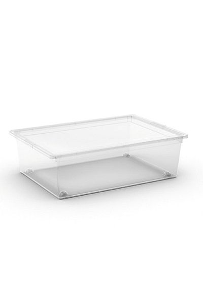 Keter C-Box L Transparent Plastic Container for Efficient Storage and Easy Visibility