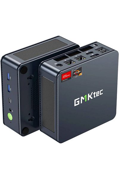 GMKtec جهاز كمبيوتر NucBox K5 صغير الحجم للألعاب، معالج AMD Ryzen 7، نظام التشغيل Windows 11 Pro، ذاكرة وصول عشوائي DDR5 سعة 32 جيجابايت، ومحرك أقراص SSD سعة 1 تيرابايت
