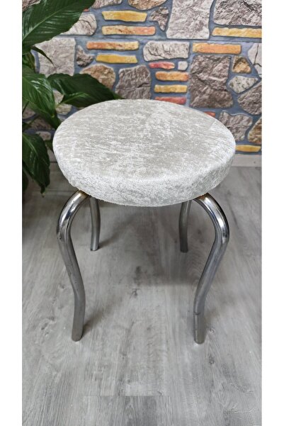 COVER TEKSTİL 4 Adet Tabure Kılıfı Kadıfe Kumaş