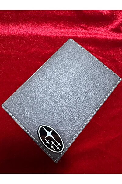 ATTA PAZARLAMA حافظة ترخيص من جلد شبكي رمادي منقوش، حافظة ترخيص، محفظة ترخيص،...