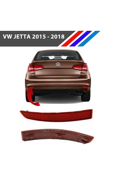 ZETOTO Vw Jetta 2015-2018 Rear Bumper Reflector - Left Side Driver 5C 6945105 B M3721B