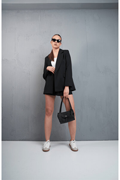citycenterfashion Kadın Oversize Blazer Ceket cty-abr-9000