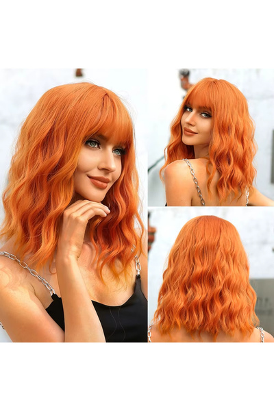 REMY HAİR Bakır Dalgalı Perçemli Peruk