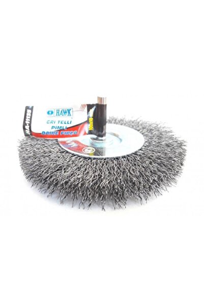 Mestore Hawk Ha11135 Gray Wire Circle Brush with Pins 100X10 mm - 8695348111352