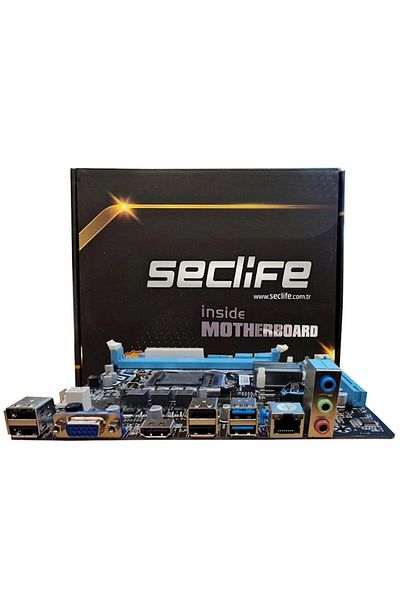 SECLIFE اللوحة الأم Esonic H81jel Intel LGA1150 H81 DDR3 Matx 1150p