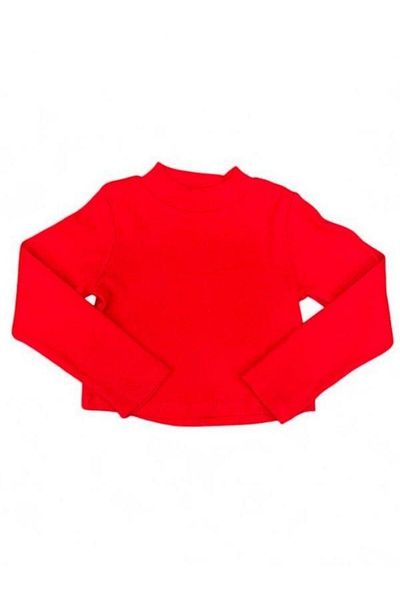 Zekids Girl's Seasonal Cotton Ribbed Crop Blouse