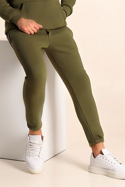 BayBayan Ανδρικό Jogger Oversize Φούτερ με ελαστικά πόδια