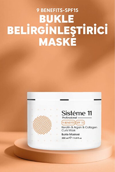 Sistéme 11 Sisteme 11 Bukle Belirginleştirici Saç Maskesi 350 ml