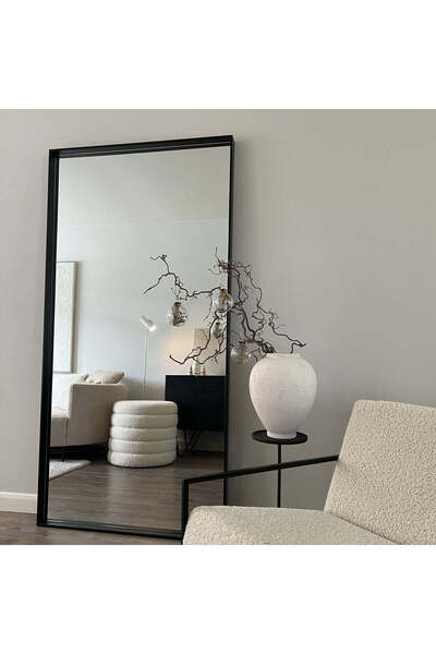 Muummirror 180x90 cm Dekoratif Tasarım Ahşap Boy Aynası - Eşsiz Dekor Aynası - Pinterest Boy Aynası - 8