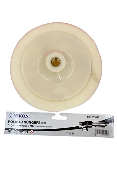 Mestore إسفنجة تلميع نيكون 18050BS مقاس 180 مم بيضاء صلبة - 8698216521291