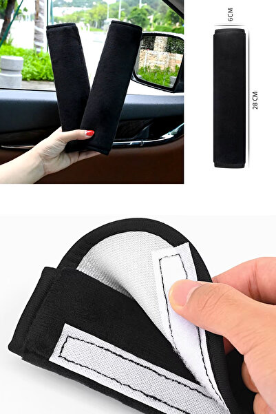 GM-DESIGN Seat Belt Pad - Soft Comfort Pad - 2 Pieces