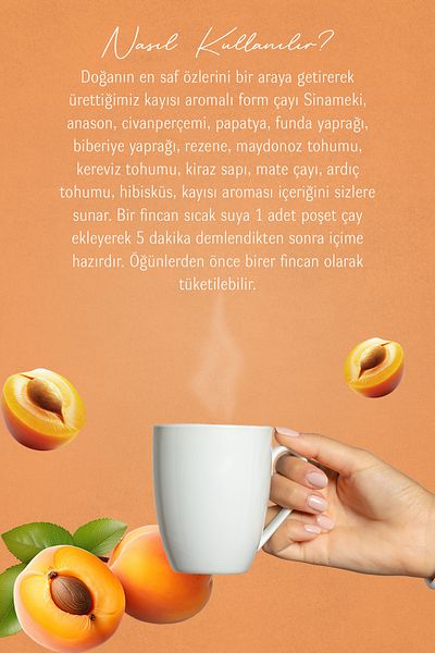 Mecitefendi Form Tea with Apricot Flavor
