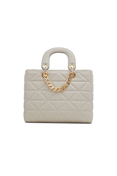 Call it Spring Women's Beige Top Handle Bag With Single Compartment