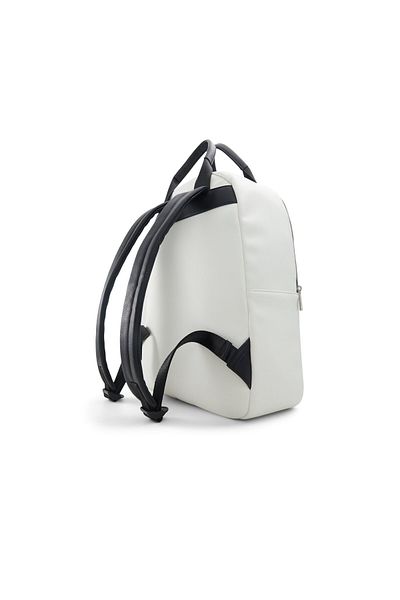 Call it Spring Women's White Backpack With Multi Pocket Interior