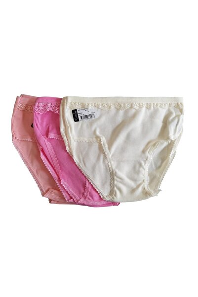Tutku 0834 Kız Çocuk Ince Bel Pınar Bato-slip-külot - 12'li Kombin