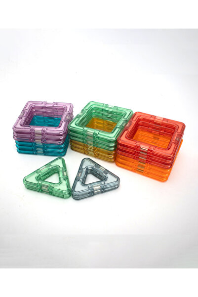 Fab N Funky مجموعة مكعبات بناء مغناطيسية مكونة من 66 قطعة للأطفال من سن 3 سنوات فما فوق