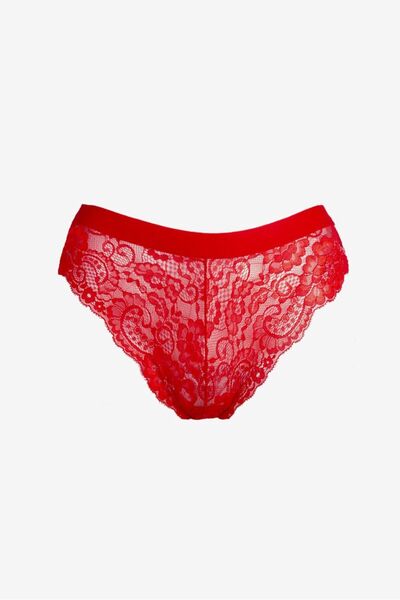 AYYILDIZ 5279 Κόκκινο εσώρουχο με δαντέλα