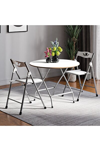 Güzelkan Katlanır Masa ve 2 Adet Sandalye Seti