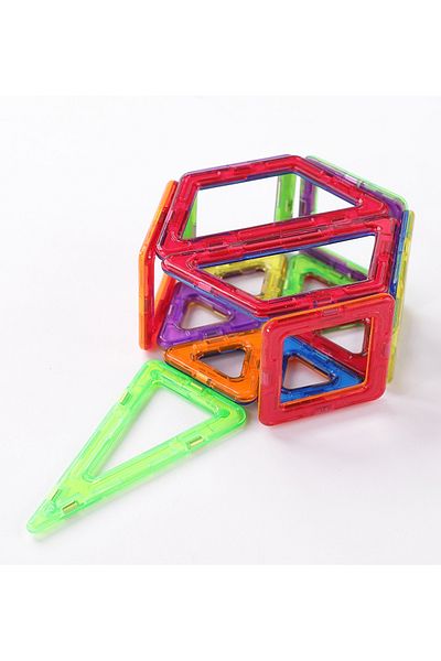 Fab N Funky Magnetic Building Set - 14 Piece Construction Kit for Kids, Enhances Motor Skills & Coordination
