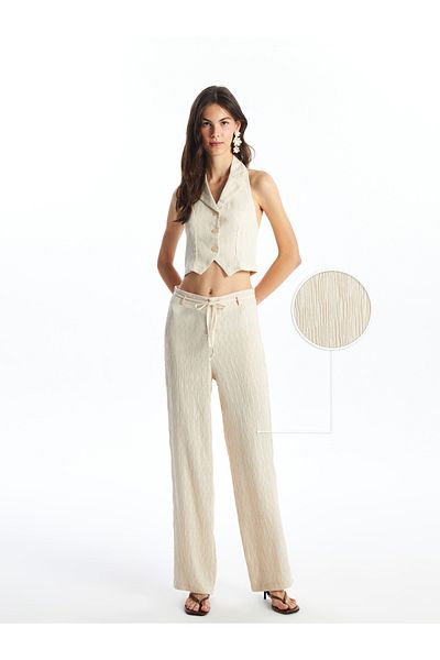 LC Waikiki Women's Comfortable Fit Straight Trousers