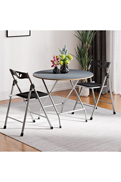 Güzelkan Katlanır Masa ve 2 Adet Sandalye Seti