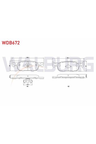 parcaplus Renault Clio Iv 1.5 Dci & 0.9 Tce 2012-2013 Brake Pad on - Shoes