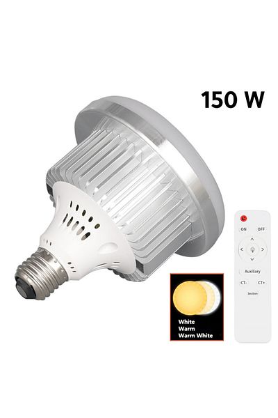 Generic مصباح LED للتصوير الفوتوغرافي بقوة 150 واط مع جهاز تحكم عن بعد