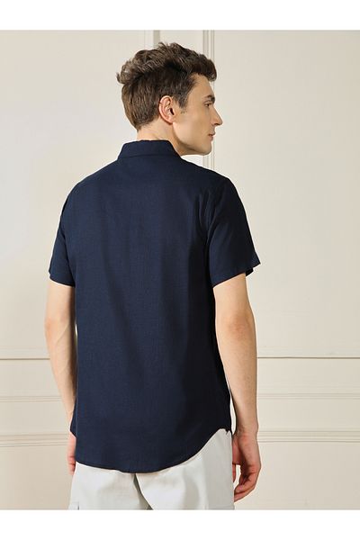 Dennis Lingo By Styli Spread Collar Regular Fit Casual Shirt