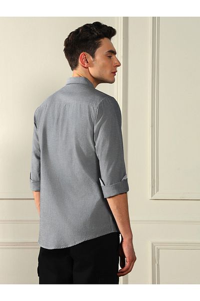 Dennis Lingo By Styli Slim Collar Regular Fit Casual Shirt