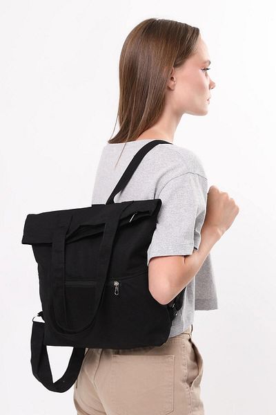 Bagg Unisex Black Backpack