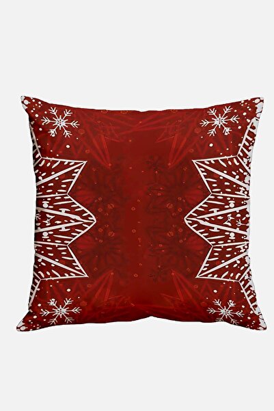 Viva Home Червена новогодишна коледна калъфка за възглавница KRL1307