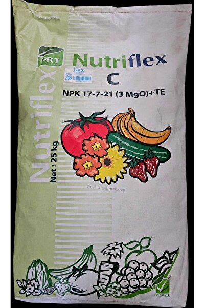 nutriflex Damlama Gübresi Npk Özel Nutriflex C 17-7-21+3mgo+Te Gübre 25 kg