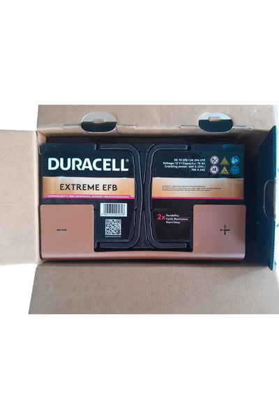 Duracell 70 AMPER EFB STAR STOP DURACELL AKÜ