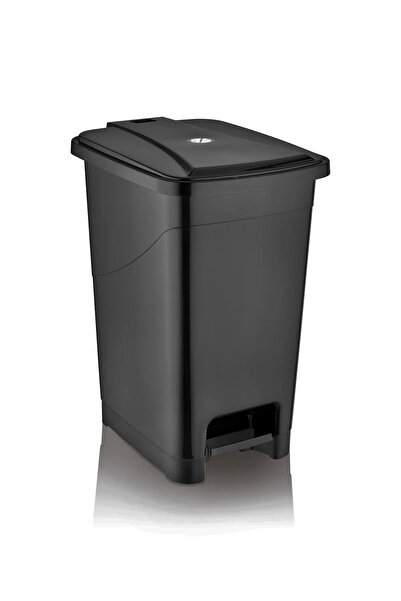 Carat Home Coș de gunoi pentru baie și bucătărie cu pedală - 10 litri - negru