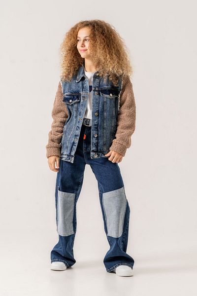 HAUSEkids Дизайнерско яке за момиче Quzu De Paris за 8-15 години - капучино