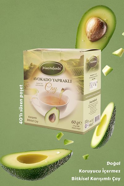 Mecitefendi Avocado Leaf Tea Filtered Bag 40 pcs