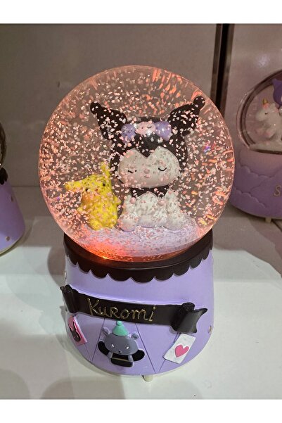 YVZ KUROMİ KAR KÜRESİ Renk Değiştiren Müzikli Otomatik Kar Motorlu Büyük Boy ...