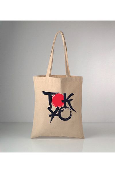 GİFTORA Tokyo Printed Raw Cloth Shoulder Bag
