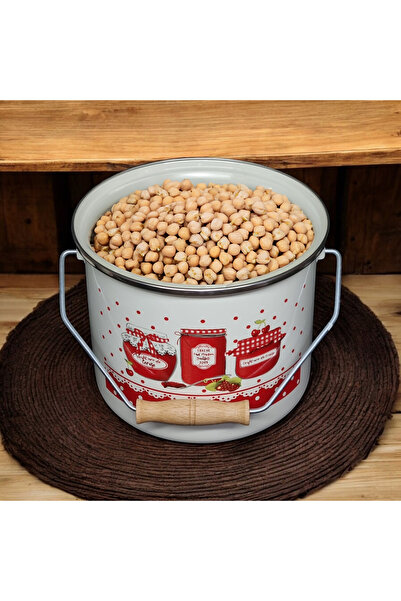 emaye market Enameled Copper Yogurt Pot Pulses Storage Pot Potato Onion Bucket 22cm 6 Liters