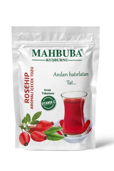 Mahbuba Kuşburnu Aromalı Oralet Çayı İçecek Tozu 250gr Hot Drink Sıcak Tüketiniz