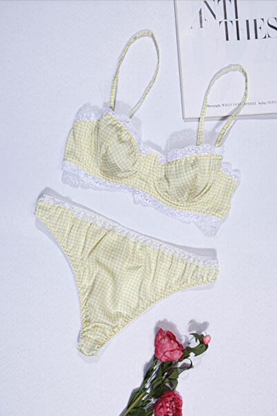 Rubuvi Sienna Model Γυναικείο Σετ Σουτιέν Εσώρουχα με Δαντέλα χωρίς Στήριγμα ...