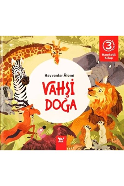 Türkiye Diyanet Vakfı Yayınları Hareketli Kitap 3d Hayvanlar Alemi Vahşi Doğa